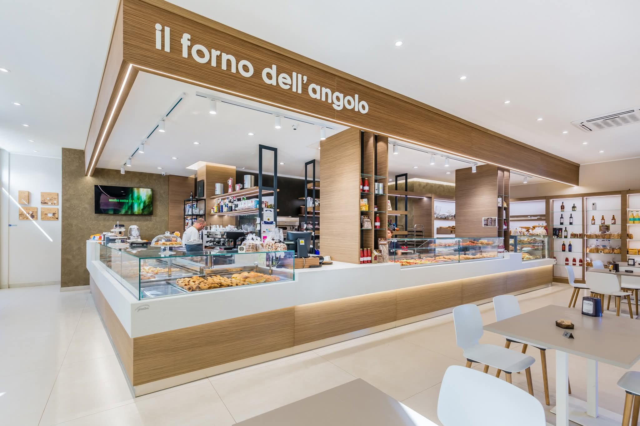 Ingresso e banco de Il Forno dell'Angolo